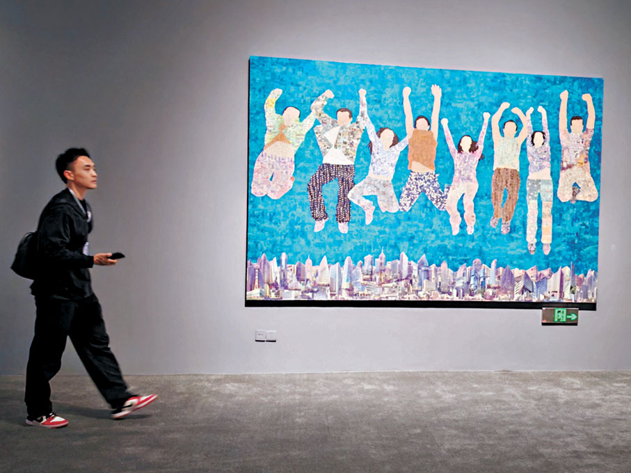 ●薛松個展 「自然－非然」於深圳舉行。  主辦方供圖