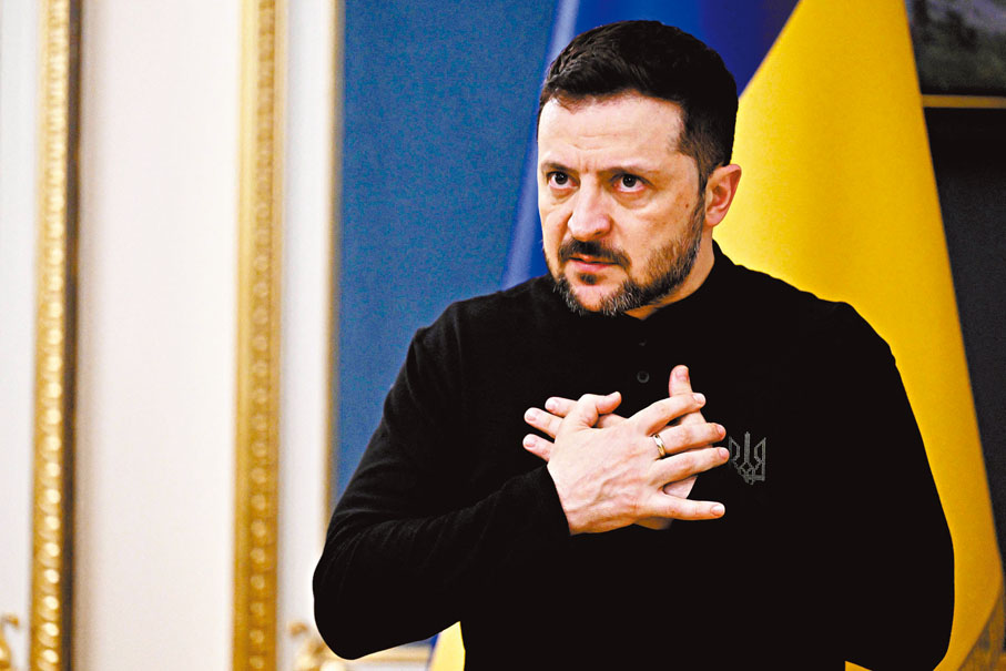 ●澤連斯基稱美沒要求烏方交出扎波羅熱核電廠。法新社