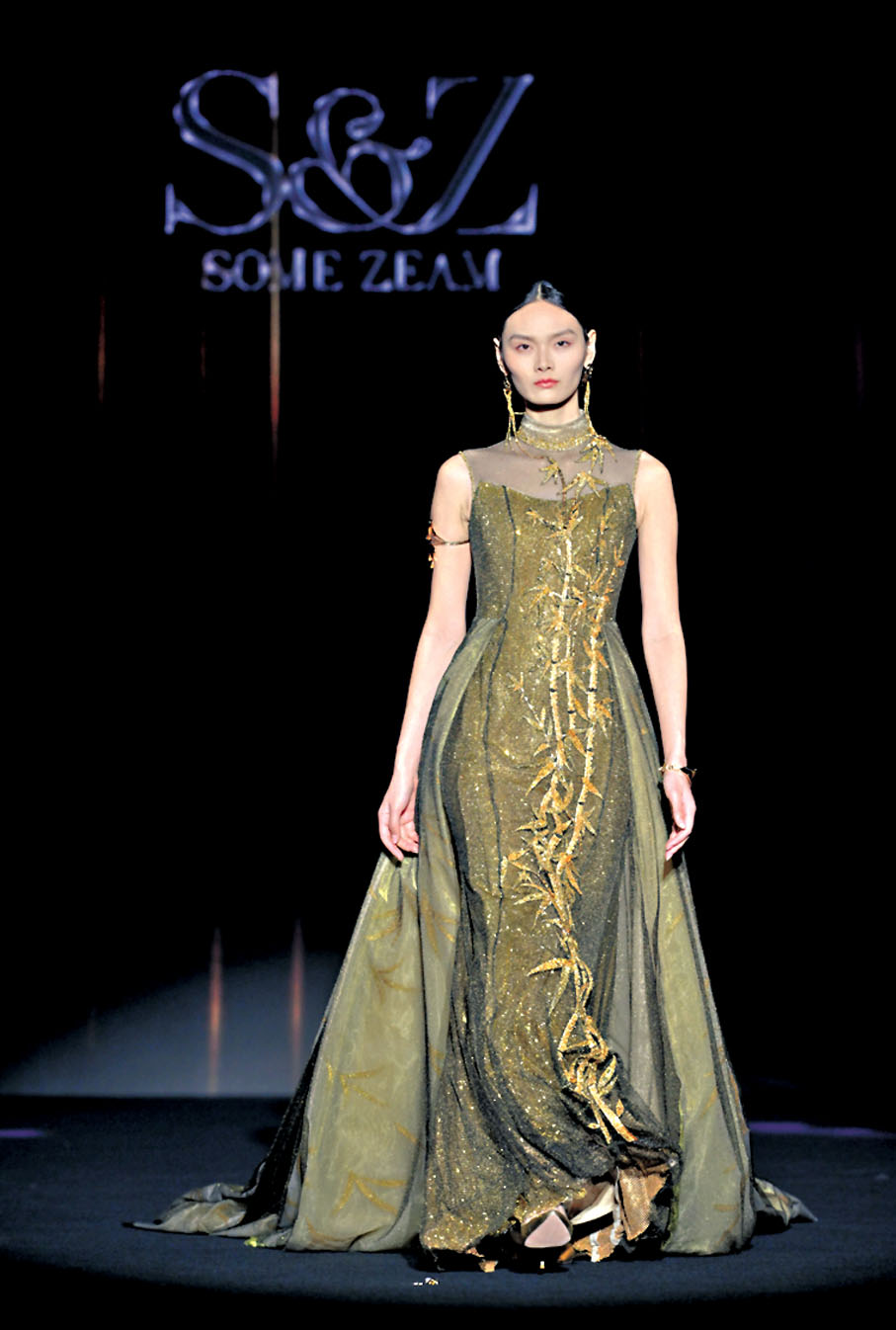 ●設計師將東方美學融入作品。 新華社