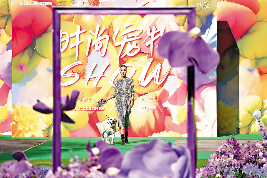 ●以「當萌寵化身潮流ICON」為主題的時尚寵物SHOW。 中新社