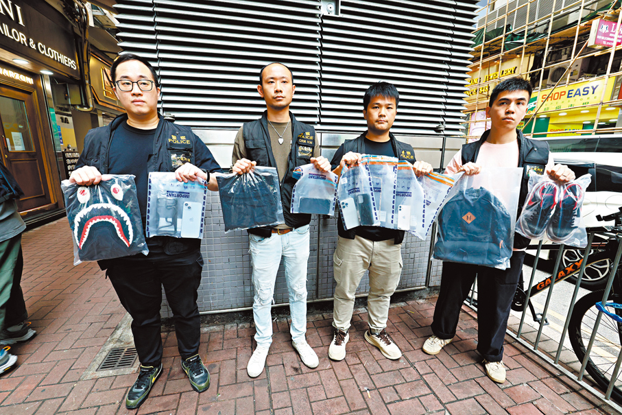 ●警憑「天眼」在案發後8小時拘捕兩名刀匪及兩名「把風」的同黨。香港文匯報記者劉友光 攝