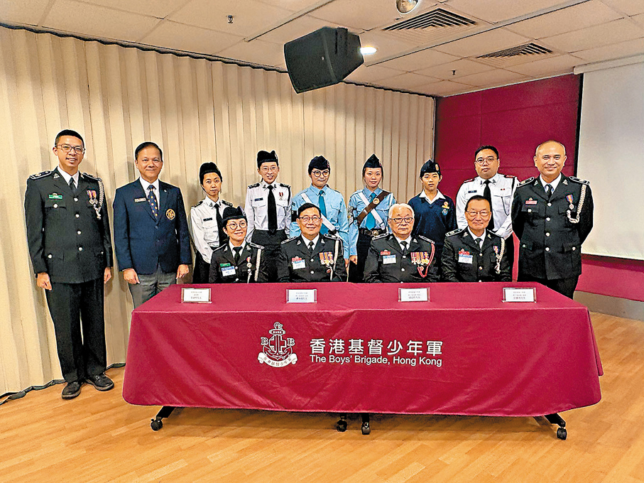 ●香港基督少年軍昨日分享其義工計劃。 香港文匯報記者洪澤楷 攝