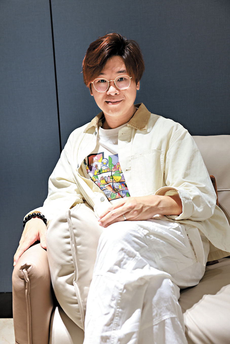 ●香港影視產業發展促進會副會長侯楚峰。胡若璋 攝