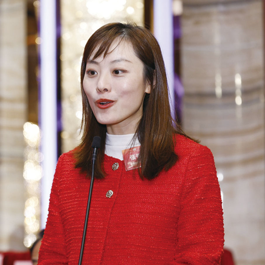 ●張曼莉致辭。