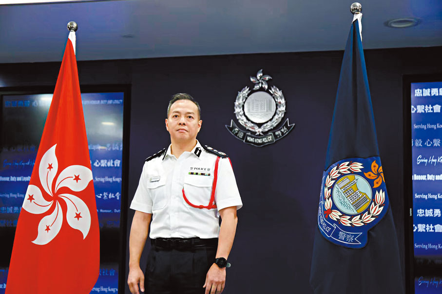 ● 國務院昨日決定任命周一鳴為警務處處長。香港文匯報記者萬霜靈 攝