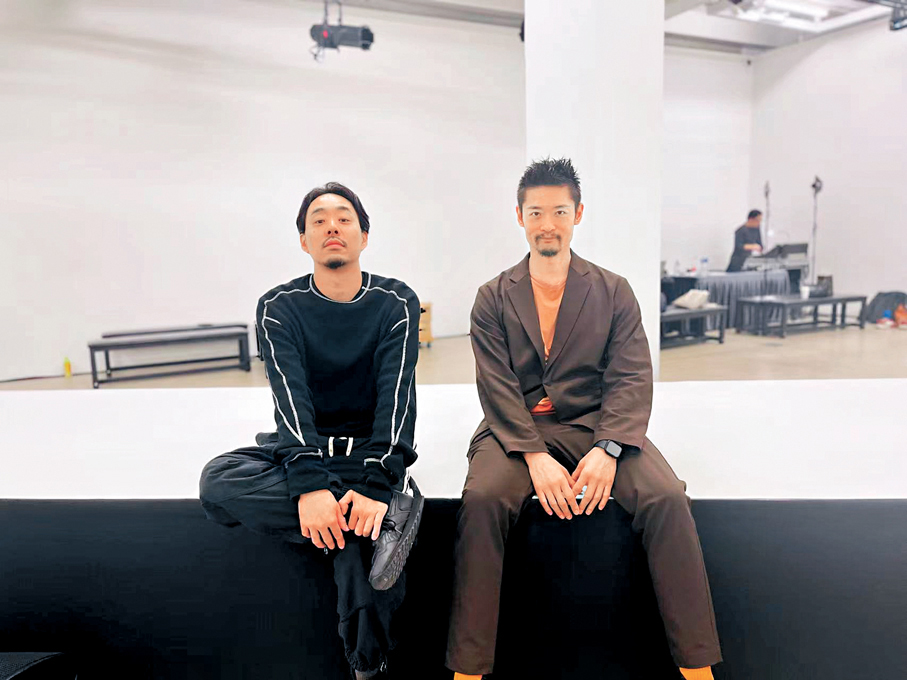 ●舞者島地保武(右)與饒舌歌手兼音樂家環ROY。記者尉瑋 攝