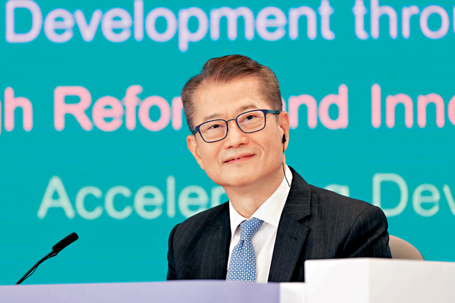 ●陳茂波透露,引進辦明將與第四批合共十多家重點企業夥伴簽署合作意向書。 資料圖片