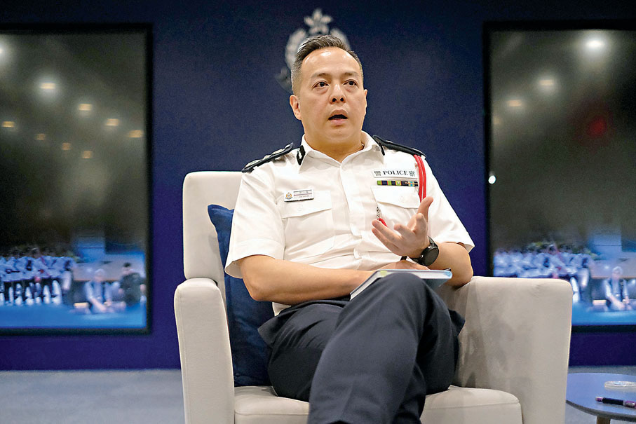 ●周一鳴自言不需要活在鎂光燈下,能成功將犯罪分子繩之以法,即使扮演幕後英雄也感光榮。 資料圖片