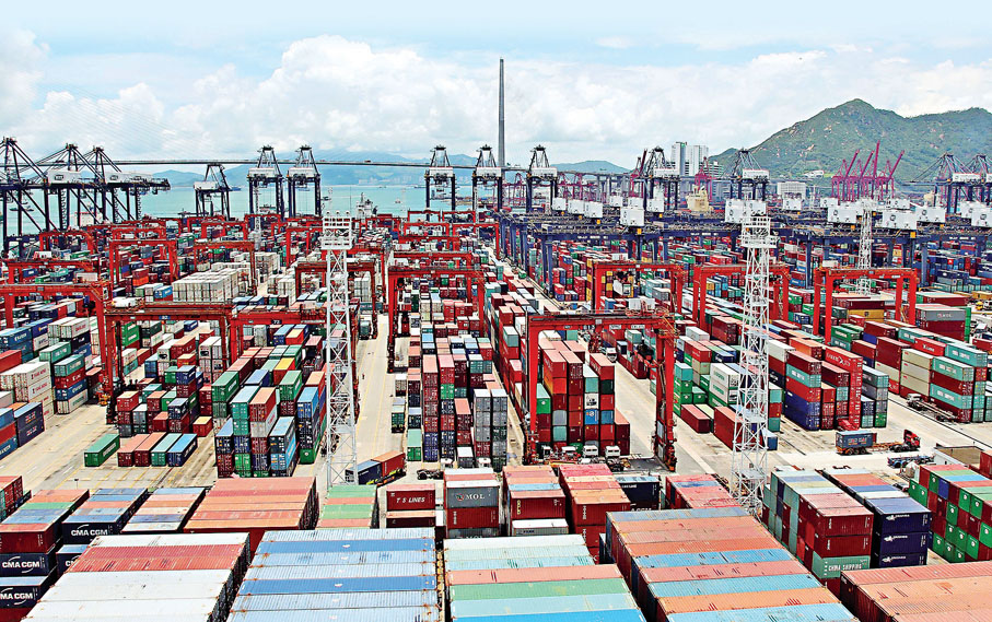 ●香港出口東盟市場份額續增，排名僅次內地。資料圖片