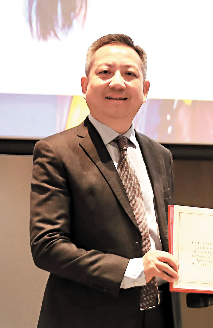 ●深圳中進國際貨運代理有限公司總經理唐毅。香港文匯報深圳傳真