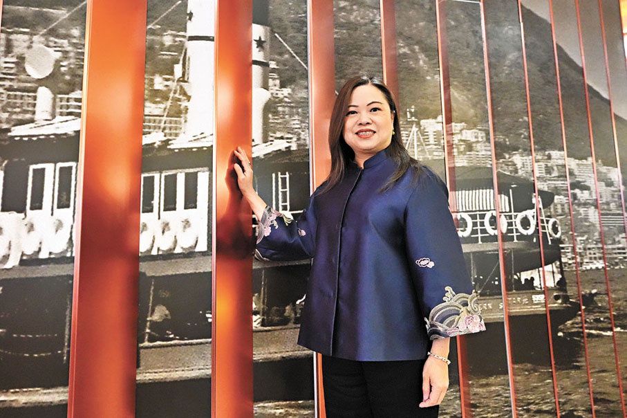 ●羅淑佩接受香港大公文匯傳媒集團專訪,詳述旅遊發展等議題。 大公文匯全媒體中心記者王俊傑 攝