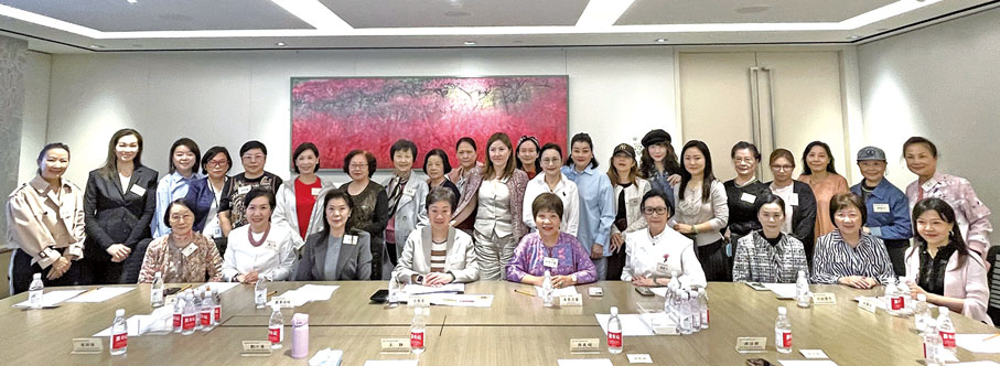 ●2025年3月27日,朱李月華參加香港江蘇婦女聯合總會學習全國兩會精神分享會。