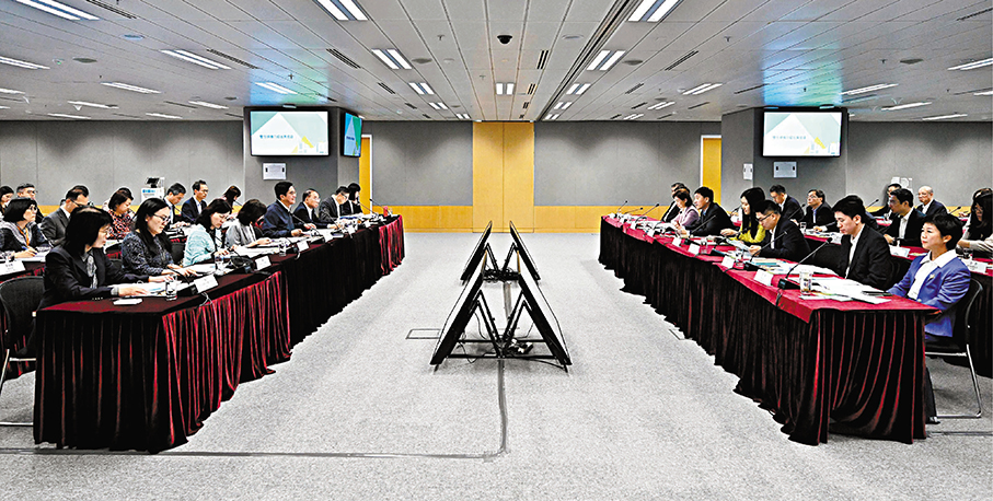 ●港深政府代表團昨日在香港舉行「對接北部都會區發展策略專班」第六次會議。
