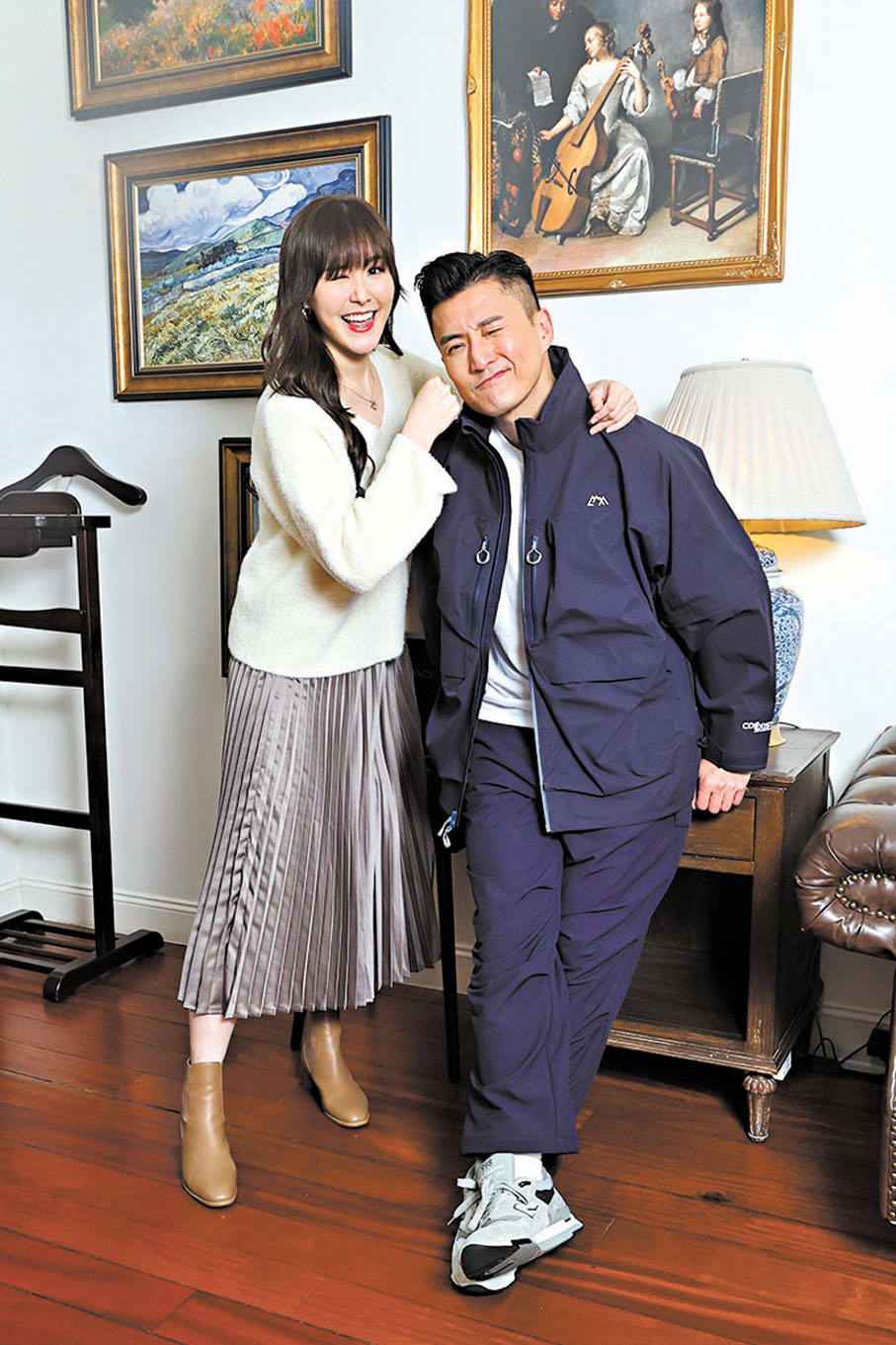 ●陳山聰和劉佩玥在《奪命提示》中扮演過氣情侶。  彭子文 攝