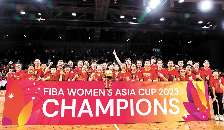 ●國家女籃在上屆亞洲盃奪冠。 資料圖片