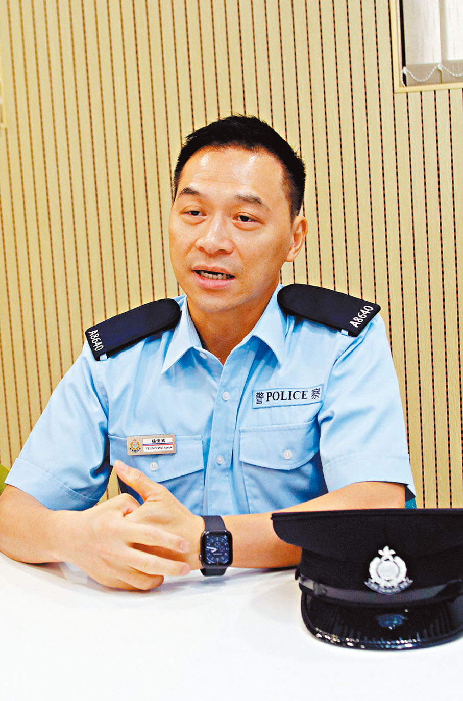 ●楊偉國。香港文匯報記者北山彥 攝