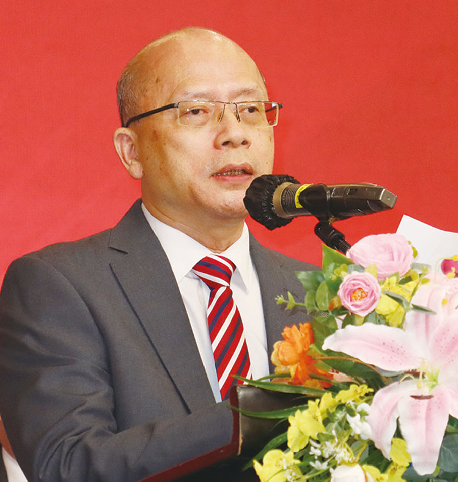 ●袁傑超致辭。