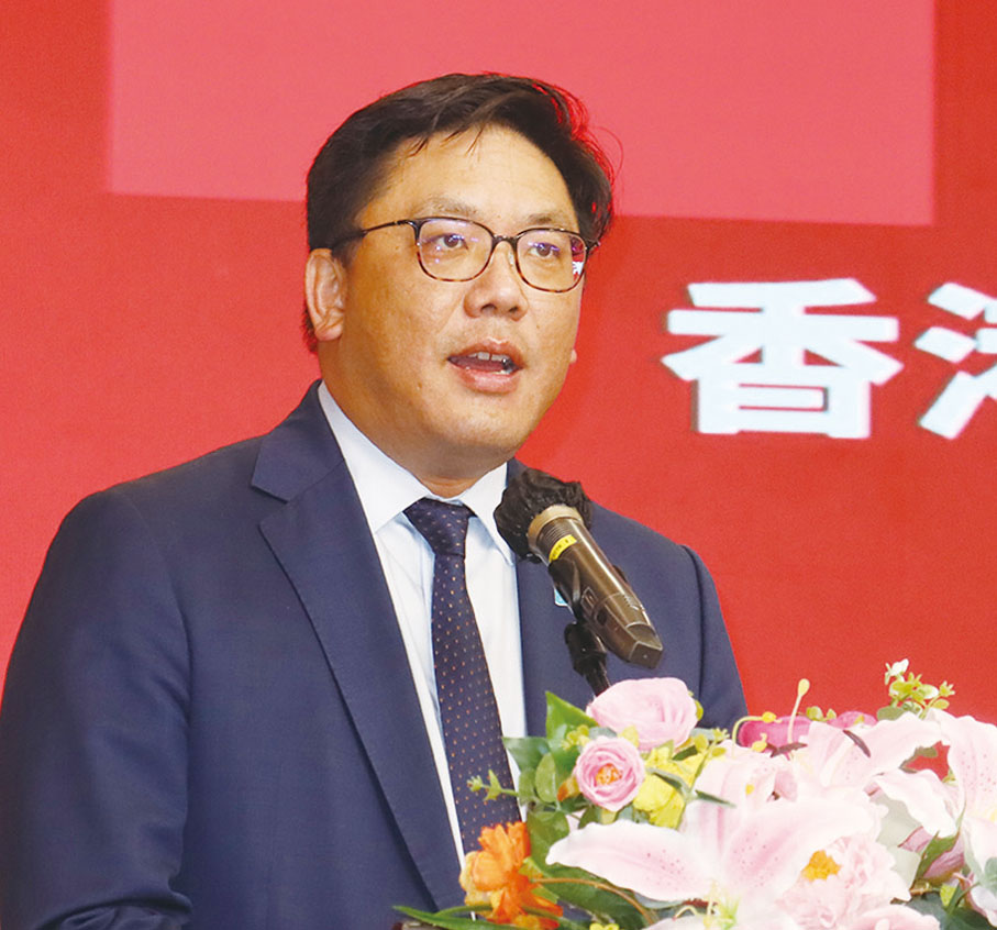 ●梁宏正致辭。