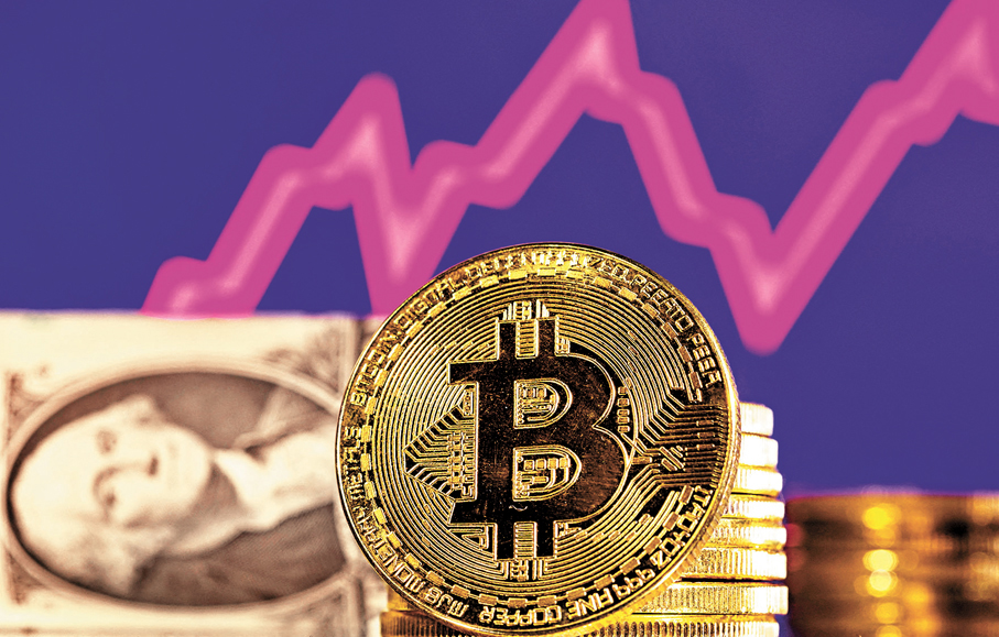 ●有資產管理公司推出多隻反向產品，覆蓋比特幣在內等不同種類方面。 資料圖片