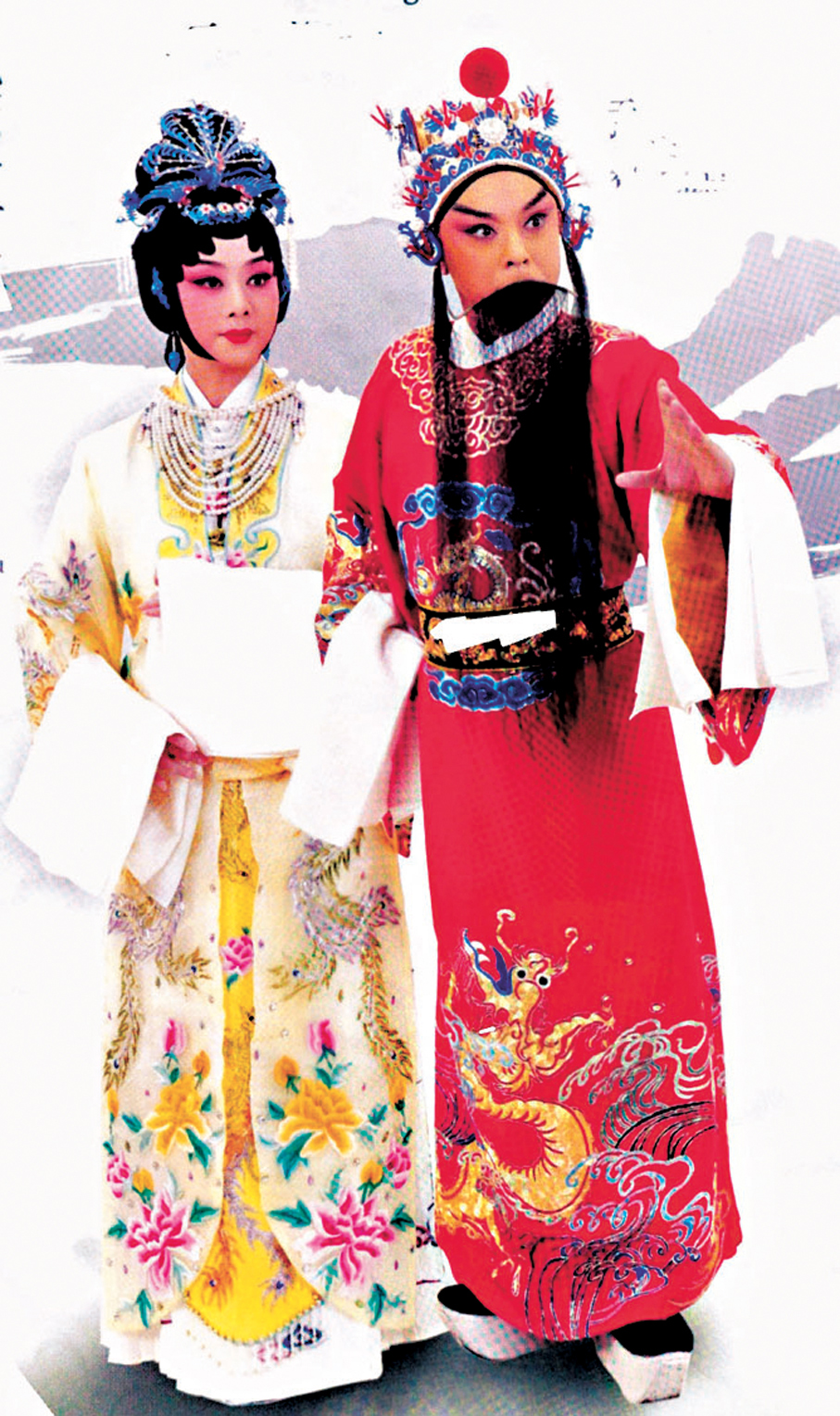 ●中國國家京劇院的演出節目由于魁智和李勝素帶領一群優秀演員演出。