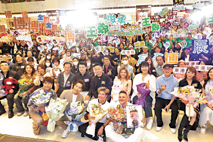 ●《中年好聲音3》見面會吸引大班粉絲捧場。  阿祖  攝