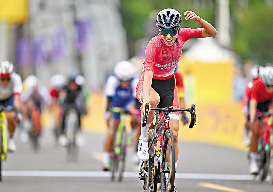 ●楊倩玉指不會忘記杭州亞運會衝線一刻。資料圖片