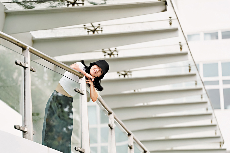 ●楊倩玉是個簡單的人，不介意當副將也不渴望被人看見。 香港文匯報記者葉詩敏  攝