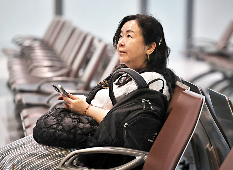 ●李女士。香港文匯報記者郭木又  攝