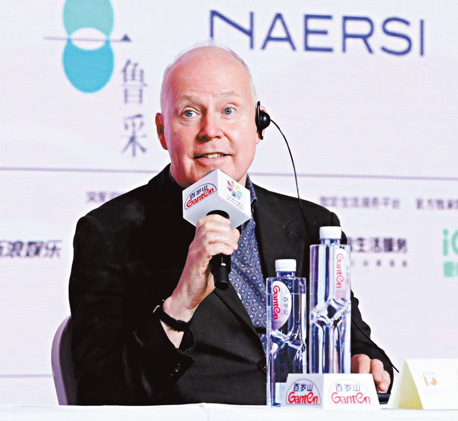 ●大衛·葉茨認為中國電影出海關鍵在於找到自己的獨特之處。  主辦方供圖