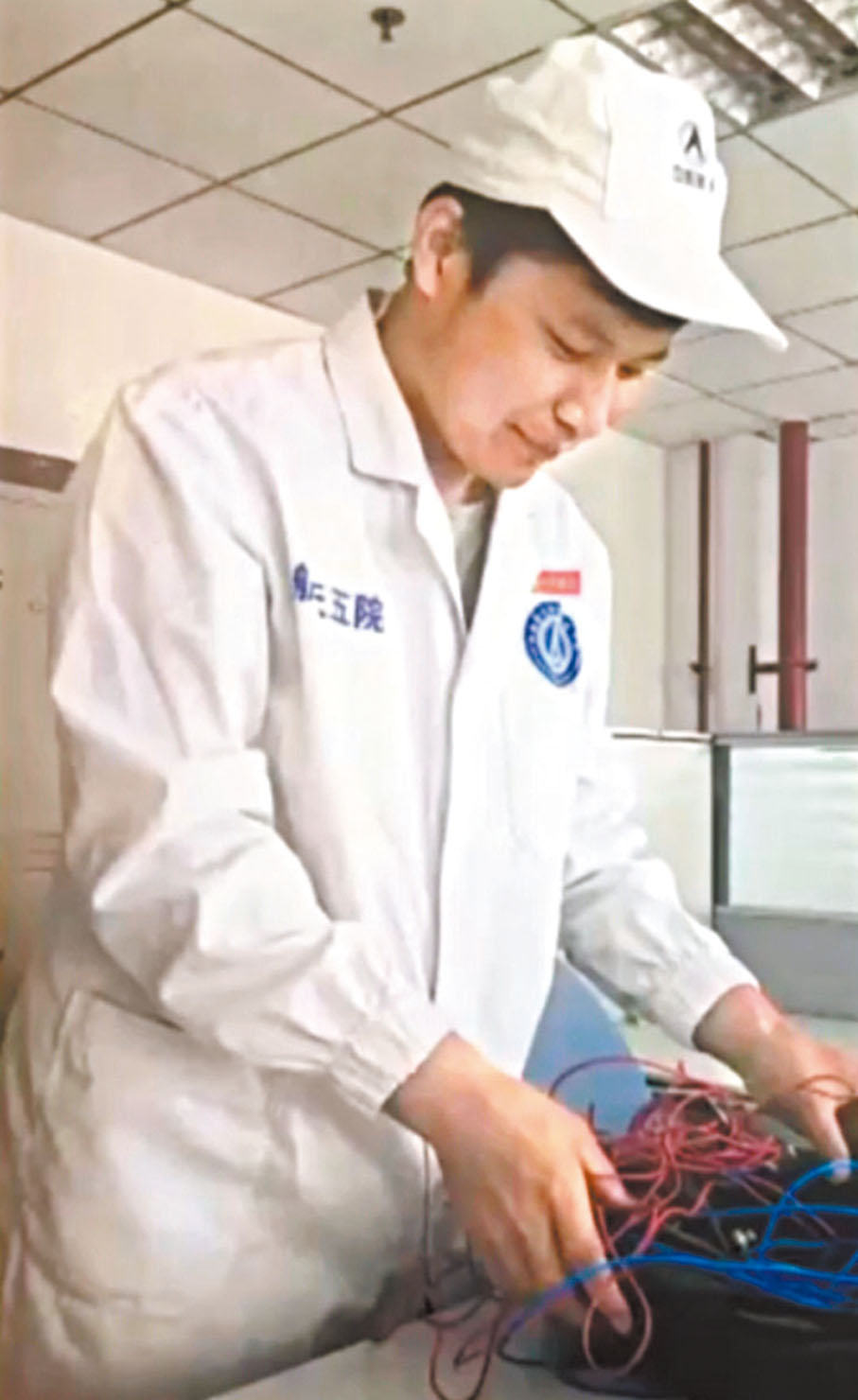 ●王傑曾任中國航天科技集團工程師。 視頻截圖