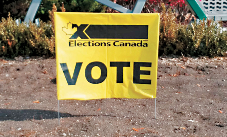 ●加拿大4天內逾730萬人投票破紀錄。  成小智 攝