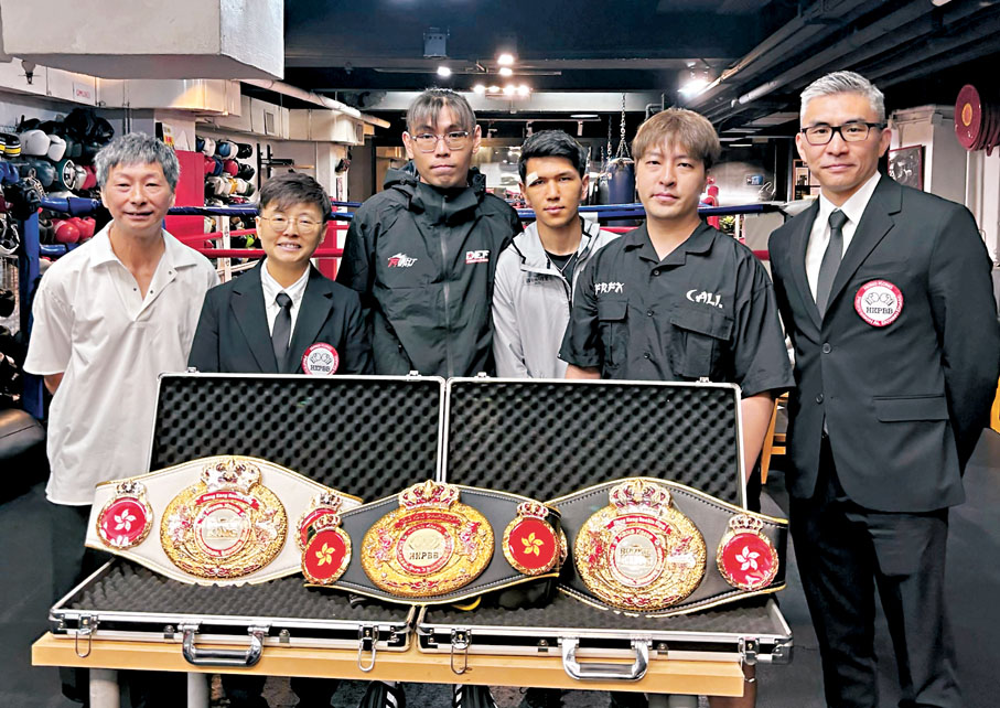 ●香港職業拳擊協會昨日舉行發布會公布賽事詳情。 香港文匯報記者張發兒  攝