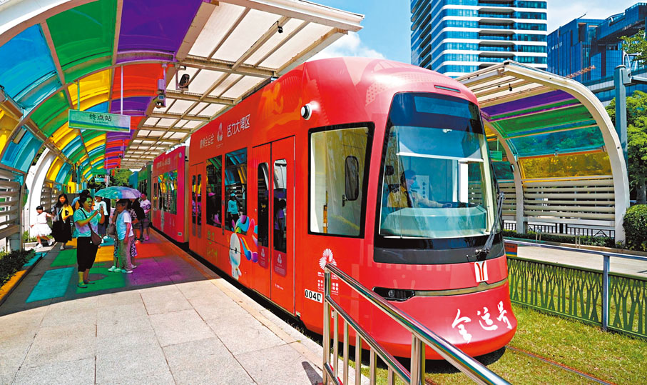 ●「全運號」主題列車。 受訪者供圖