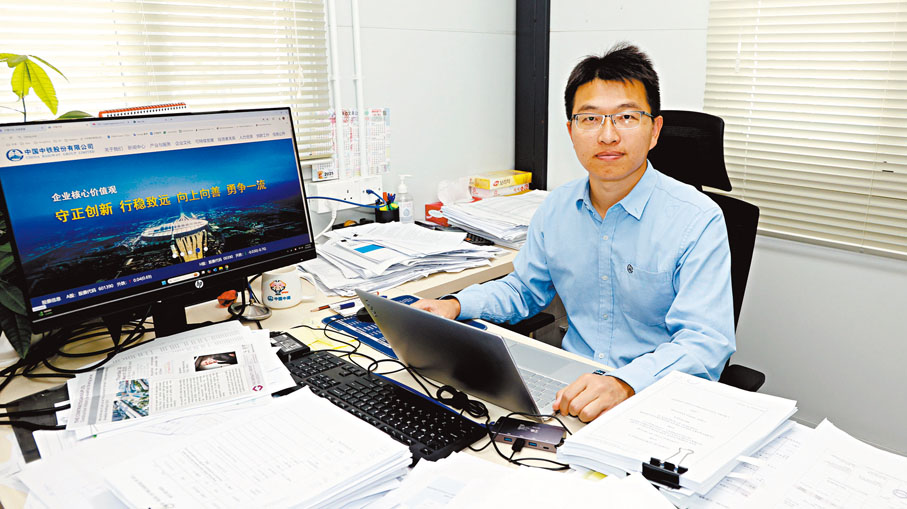 ●翟志恆認為內地企業參與香港基建工程的模式，能實現「引進來」與「走出去」的良性互動。 香港文匯報記者黃艾力  攝