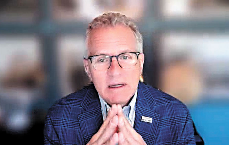 ●美國大豆出口協會已連續七年參展進博會，該協會表示今年將繼續參展。 香港文匯報記者夏微  攝