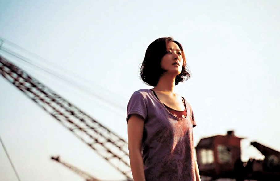 ●趙麗穎《向陽·花》的造型。作者供圖