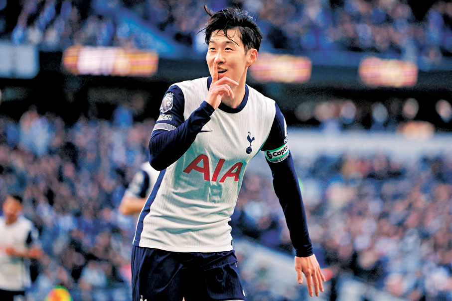 ●熱刺的韓國王牌射手孫興民在亞洲地區人氣甚高。  資料圖片