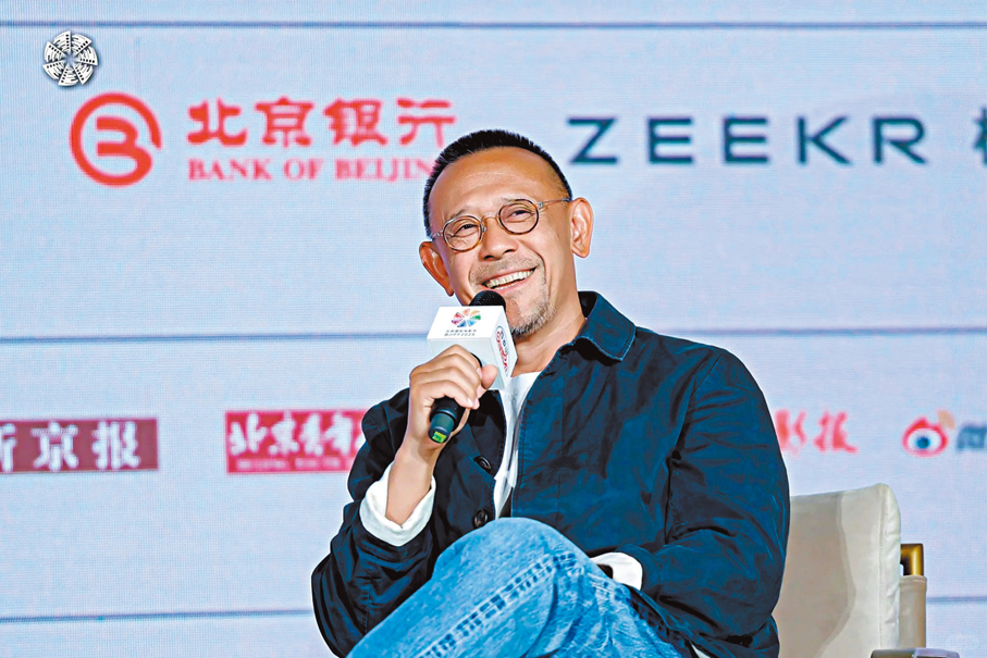 ●姜文妙語連珠。主辦方供圖