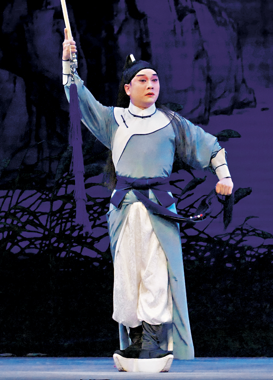 ●詹浩鋒演陳錦榮新作《精忠報國志難酬》。