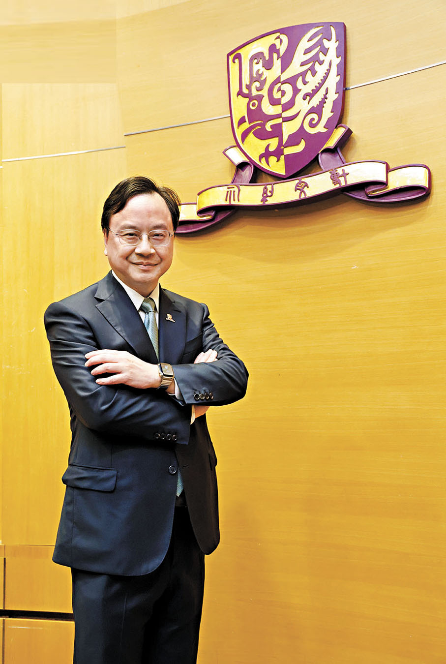●今年1月上任的香港中文大學校長盧煜明接受香港文匯報專訪。
