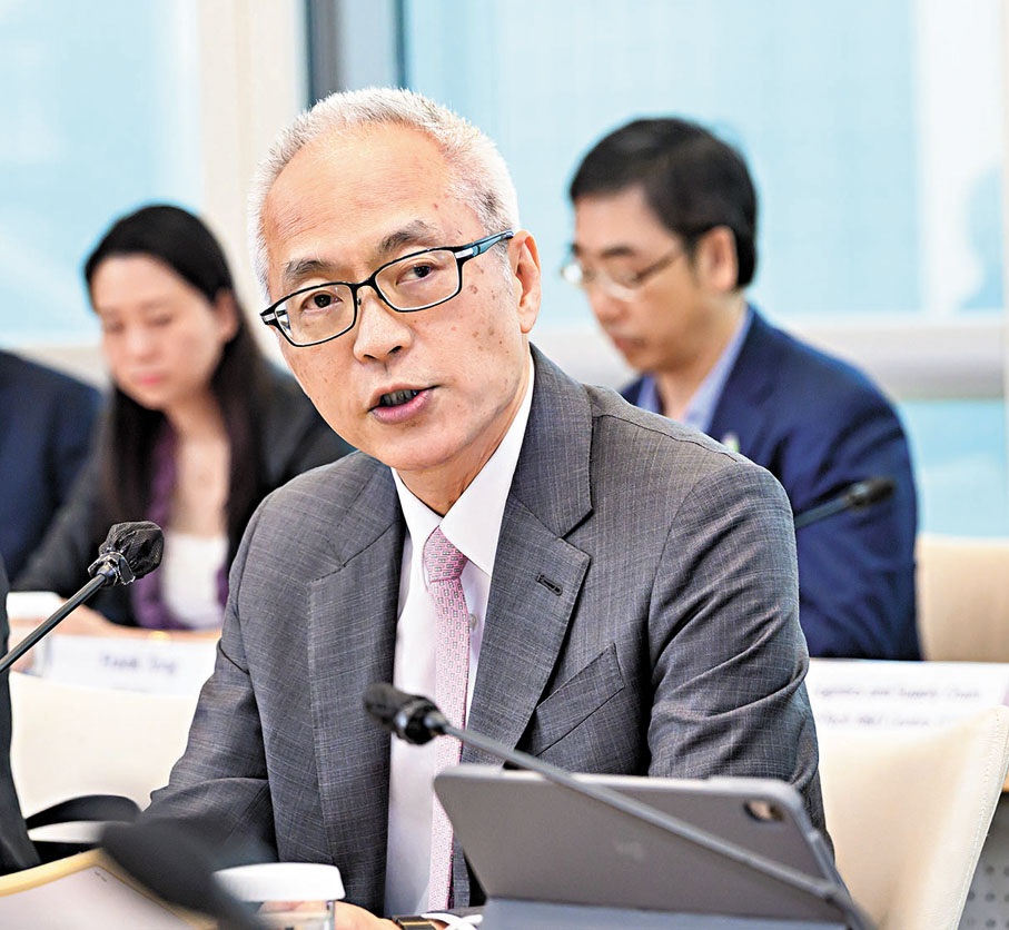 ●金管局副總裁李達志於CargoX首次會議致辭。