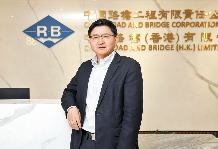 ●中國路橋香港公司董事長王焰華　香港文匯報記者郭木又  攝