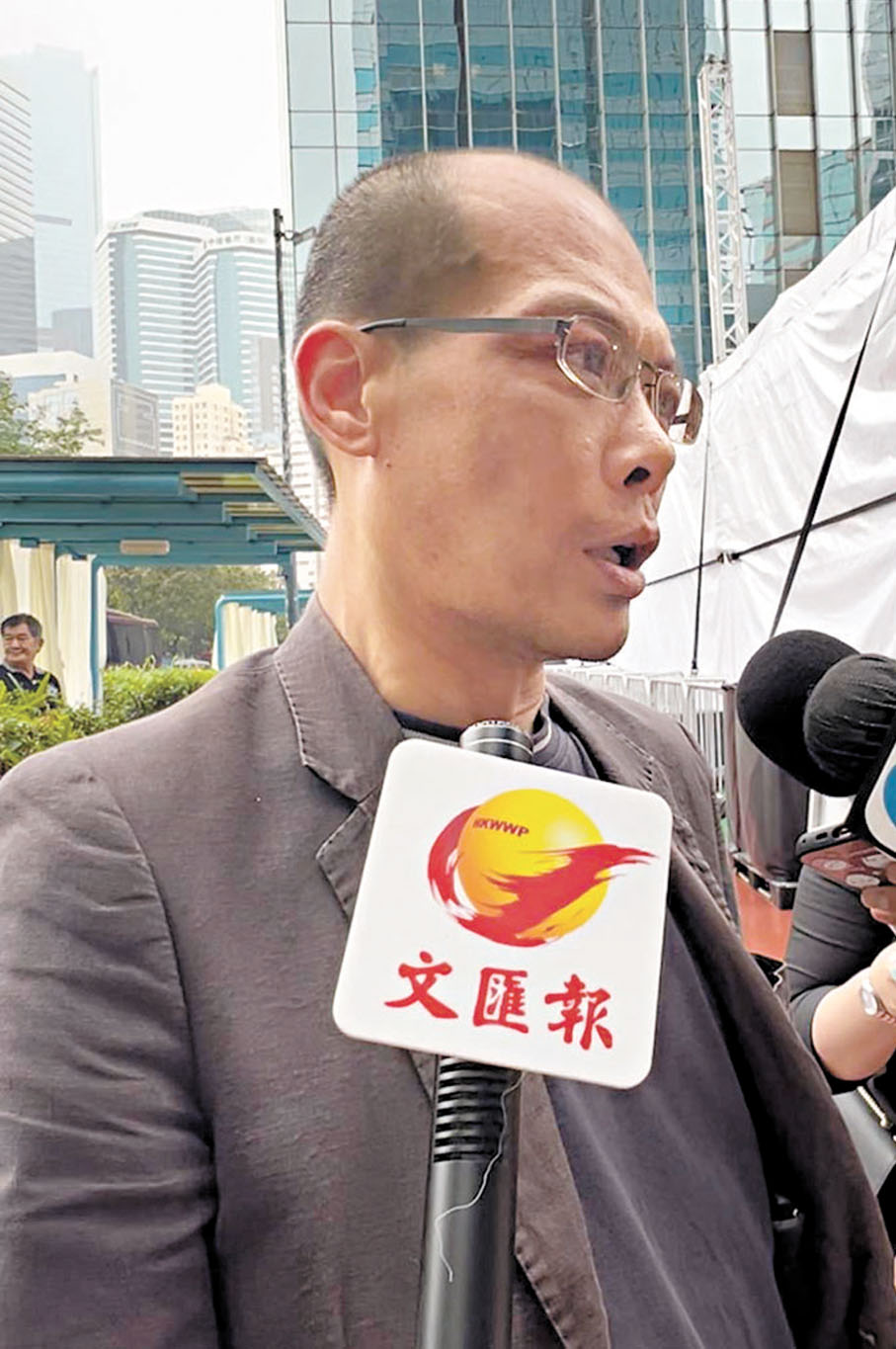 ●蔣先生。香港文匯報記者康敬 攝