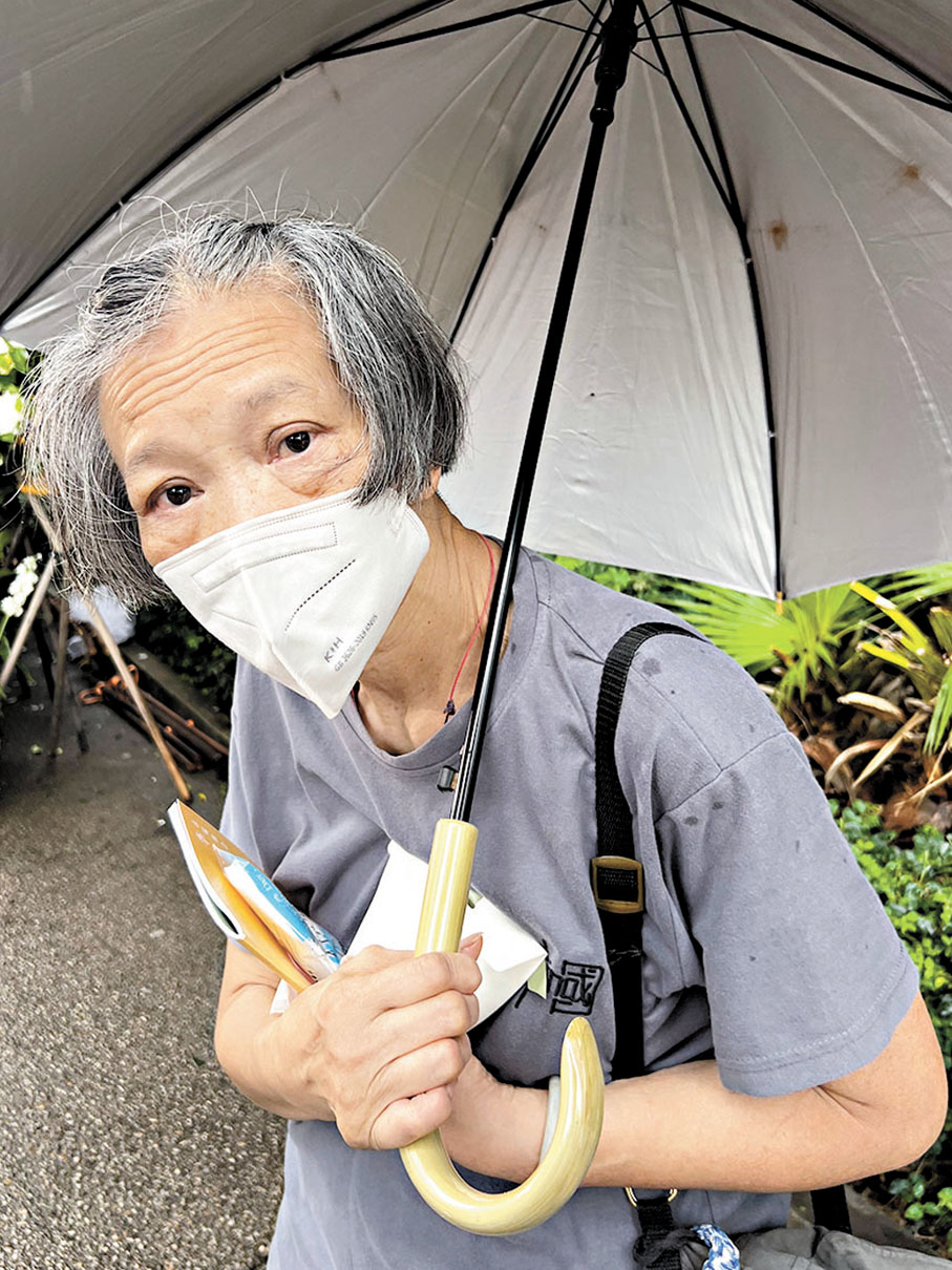 ●葉婆婆。香港文匯報記者康敬 攝