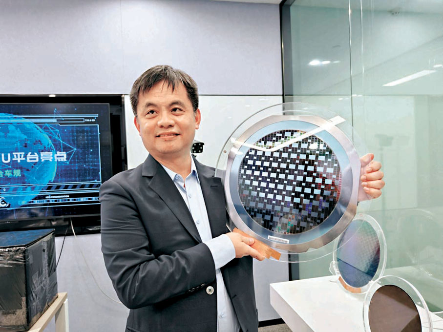 ●珠海凌煙閣芯片科技有限公司總經理、CEO李宏俊。香港文匯報記者帥誠 攝