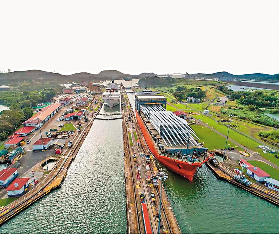 ●特朗普政府揚言不排除美軍以武力佔領巴拿馬運河。 資料圖片