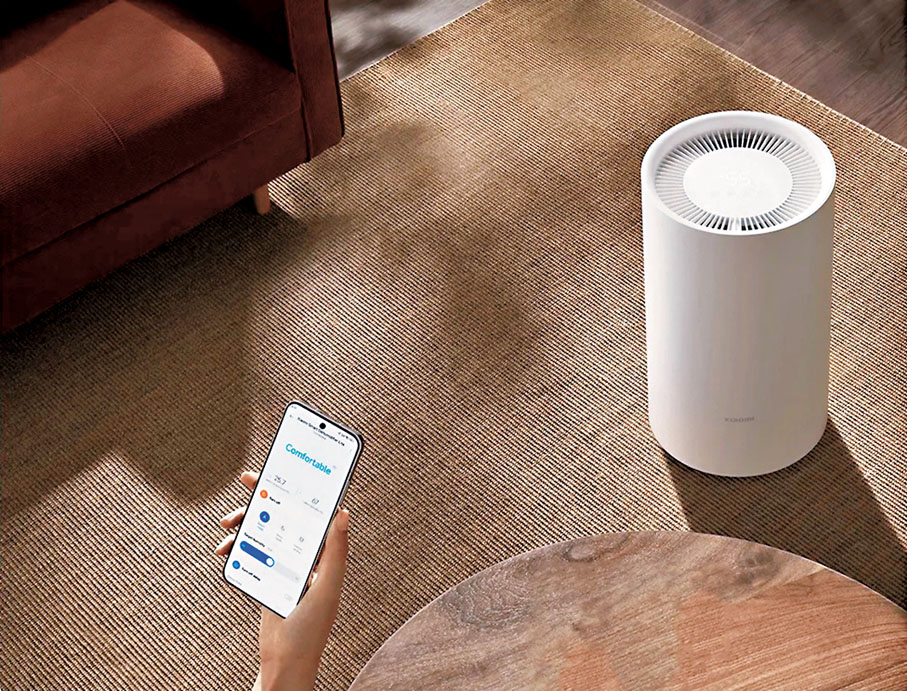 ●Xiaomi智能抽濕機，可用APP操控，遙距除濕。