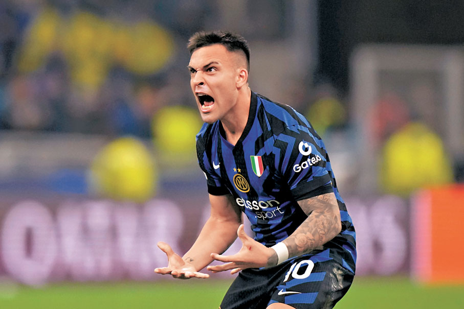 ●國米頭號前鋒拿達路馬天尼斯連續五場歐聯上陣有進賬。  資料圖片