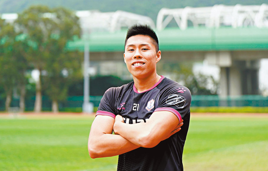 ●黃浩然希望有朝一日能以自身成功感染他人。