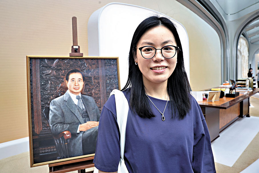 ●梁小姐讚揚李兆基關顧基層。